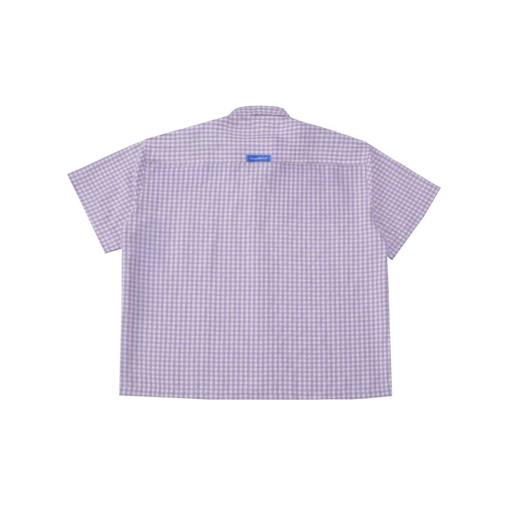 SHIRT 카로 퍼플 하트