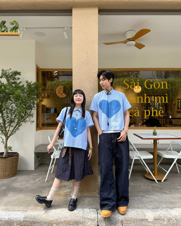 SHIRT Caro Blue Heart