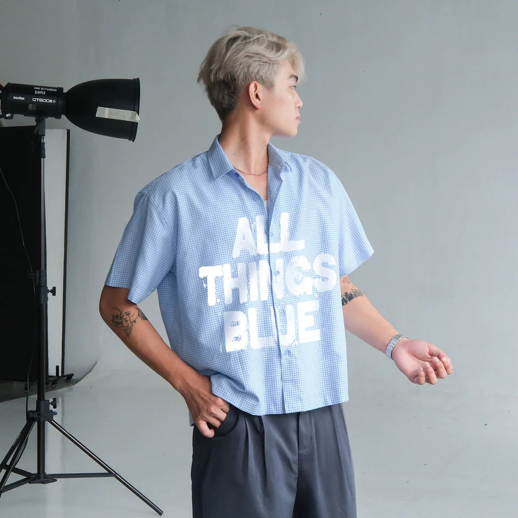 SHIRT 카로 올 띵스 블루