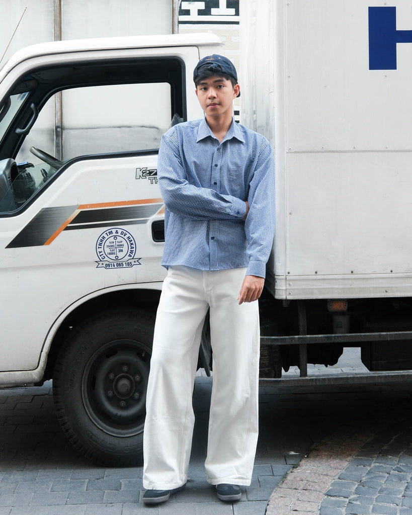 포켓 팬츠 릴랙스 와이드 레그